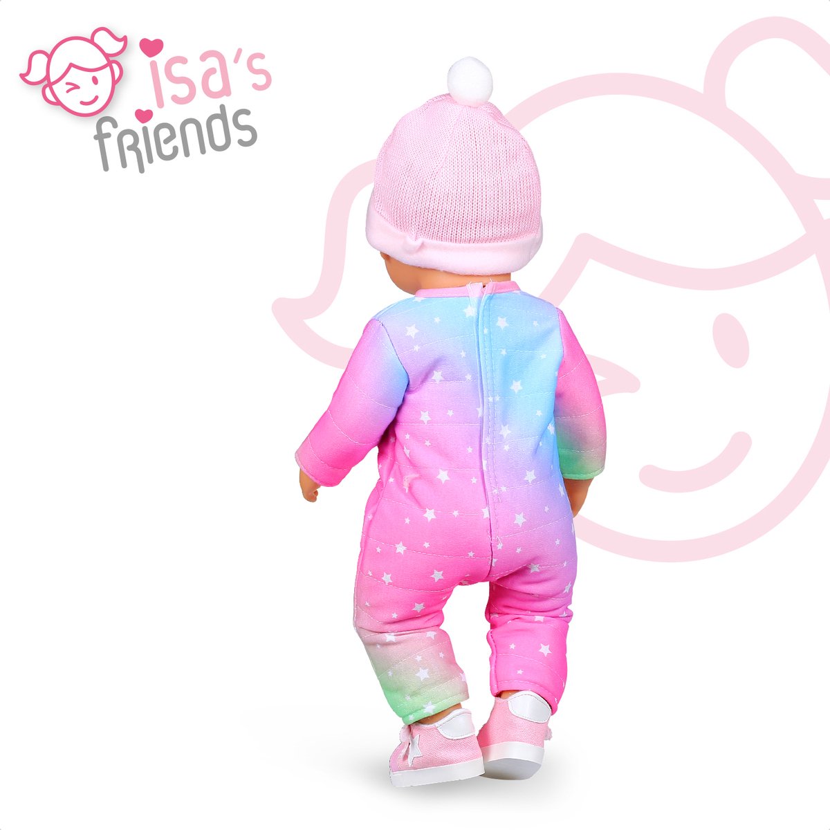 Isa's Friends® - Poppenkleding - Kleertjes geschikt voor o.a. BABY born - 43 cm — afbeelding 5