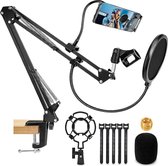 professional microphone arm - QuadCast Boom Arm Stand / microfoonhouder, microphone arm standard adjustable microphone stand ‎ 40.2 x 16.1 x 7.1 cm