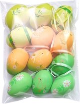 Gadgetpoint | Pasen | Easter | Paashaas | Ophangen | Set van 10 stuks in verschillende kleuren | Paaseieren Eendje