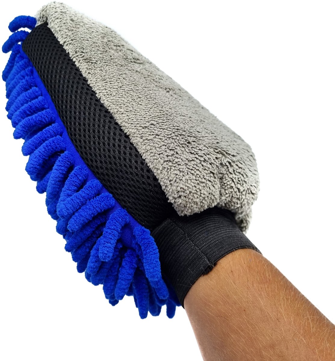 Gadgetpoint - Auto Schoonmaak Spons - Autospons - Washandschoen - Schoonmaakspons Handschoen - Blauw