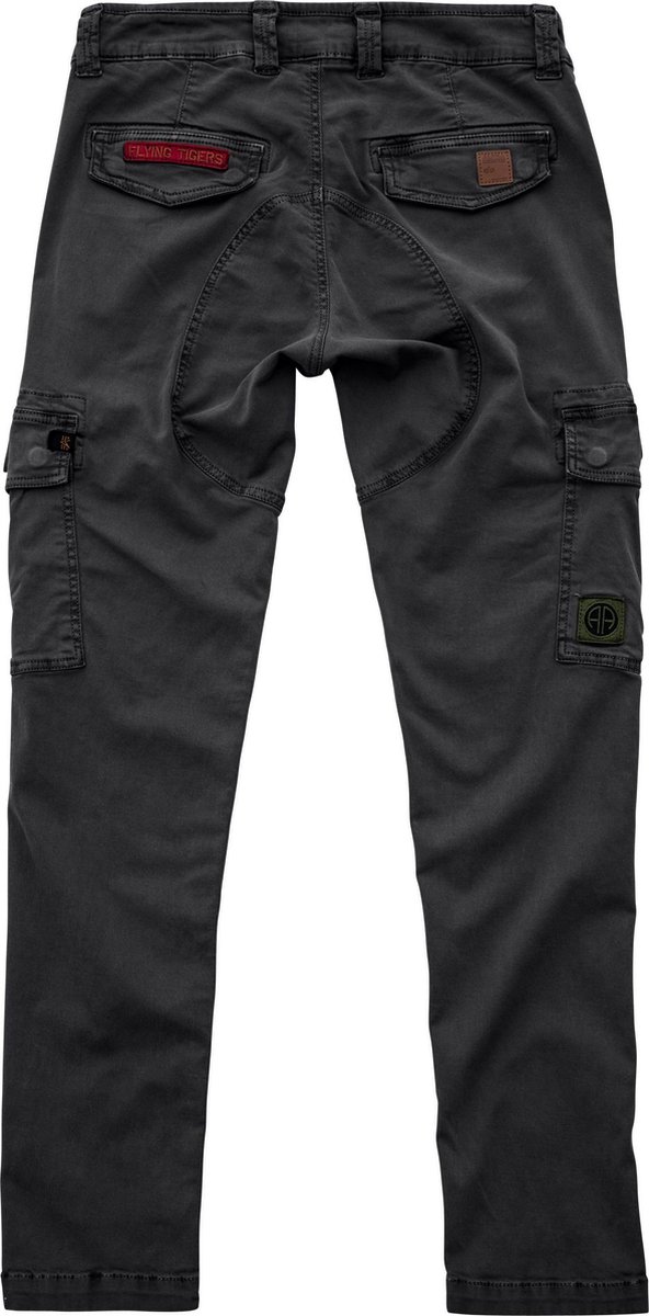 Alpha Industries Petrol Patch Pant Shorts / Hose Greyblack-36