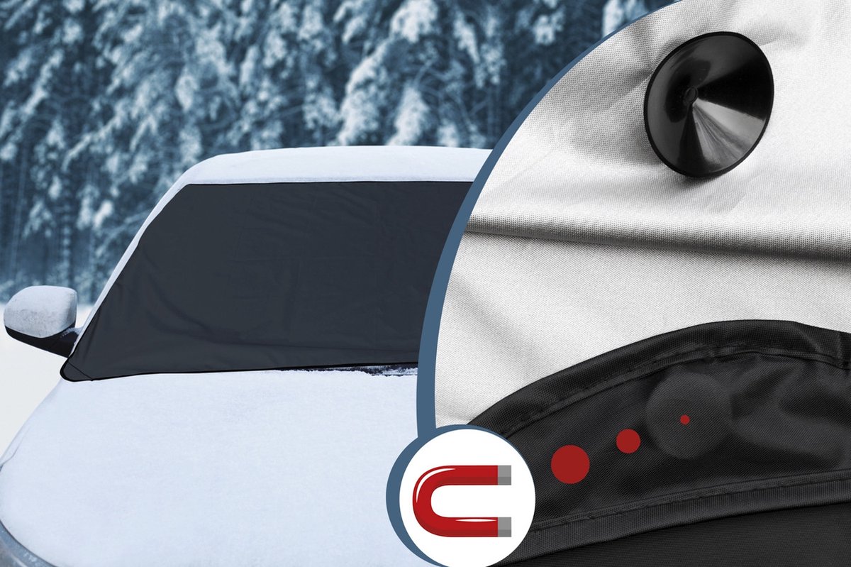 Magnetisch Groot Formaat Sneeuwbedekking 9 Magneet Adsorptie Winddicht Voor Suv/Mpv Windscherm Zonnescherm Cover Anti Vorst Bescherming Tegen De Zon  34