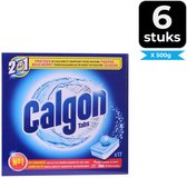 Calgon 2 in 1 Tabs Ontkalkingstabletten voor Wasmachines - 17 tabletten - Voordeelverpakking 6 stuks