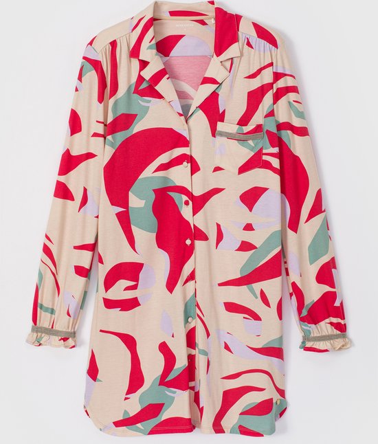 Lords & Lilies - Pyjama à boutons pour femme - multicolore - blocs de couleurs - 232-50-XDE- S/984 - taille M