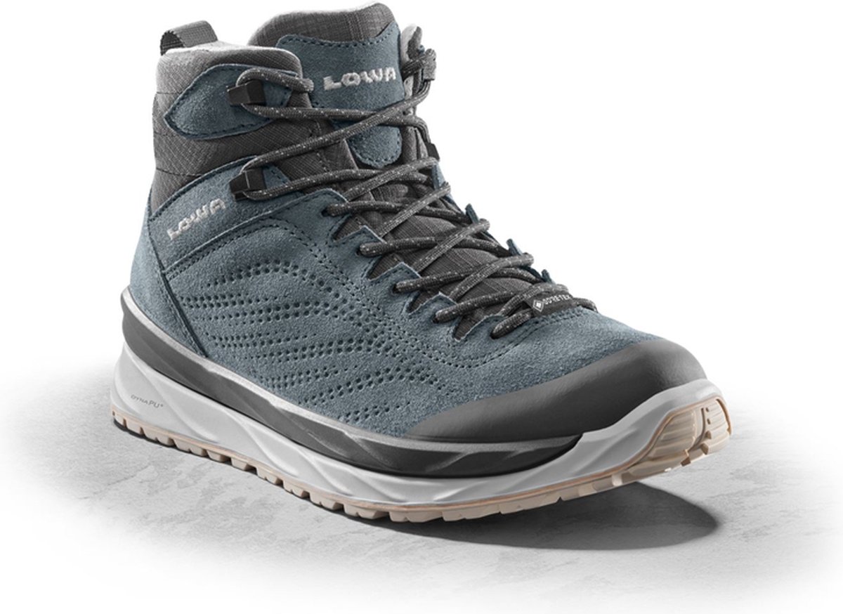 Lowa Malta Gtx Mid Dames Hoge Wandelschoen 7/41 Blauw