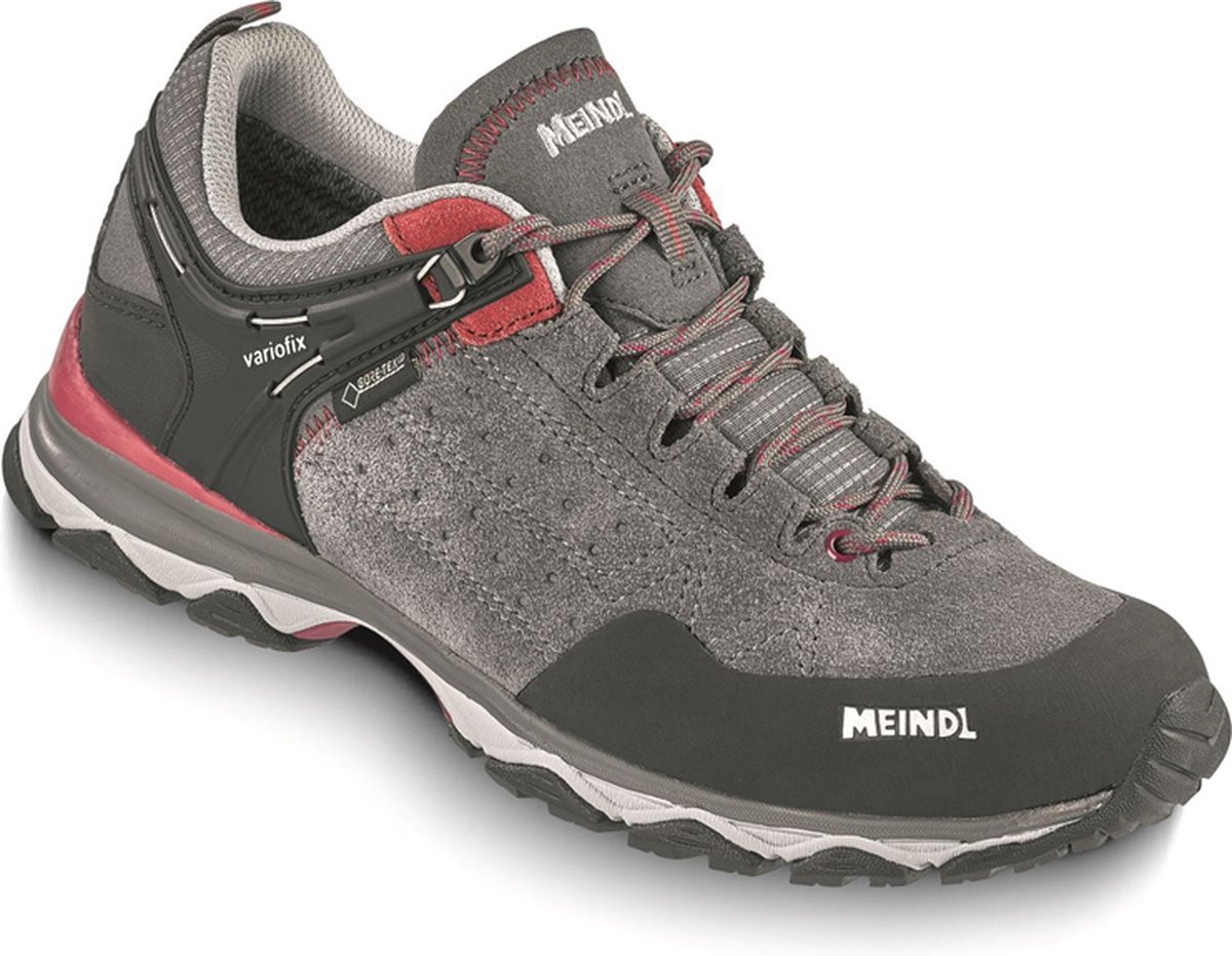 Meindl Ontario Lady Gtx Dames Lage Wandelschoen Granit/Brombeer 7/41 Grijs