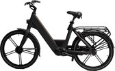 Vélo électrique Ostrichoo Caesar (noir) : batterie révolutionnaire FastCap de 540 WH – technologie de charge la plus rapide, autonomie de 120 km, sécurité incendie, moteur central Bafang , Comfort sans entretien avec Liserés