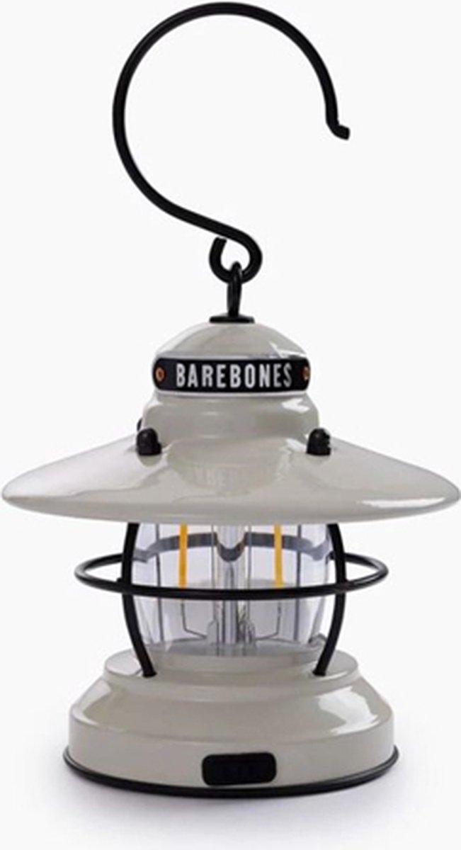 Barebones Mini Edison Lantern Vintage White - 2Aa Usb - Tafellampen elektrisch - Vintage White van Barebones — afbeelding 5