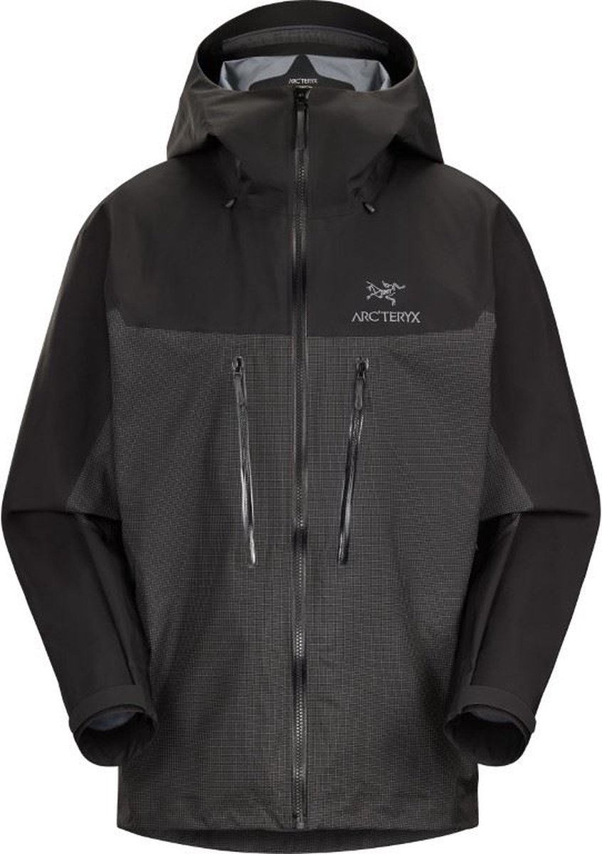 Arc’teryx Alpha Heren Hardshell Jas L Zwart