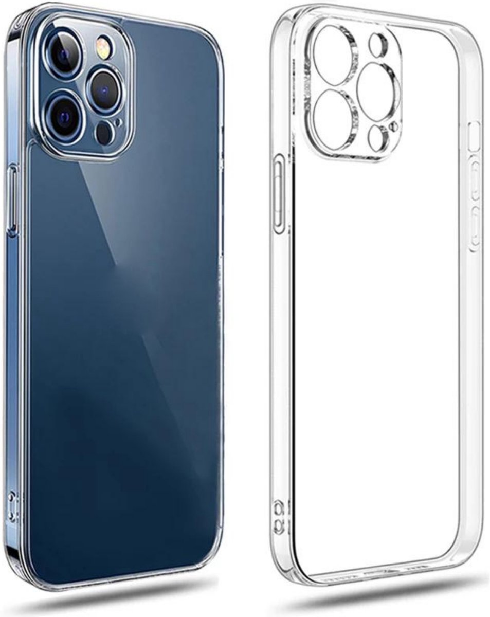 Telefoonhoesje Siliconen - Geschikt Voor iPhone 13 Pro Max - Shock Proof Case - Transparant