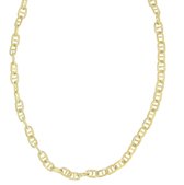 Behave Lange ketting - goud kleur - lange schakelketting - 90 cm
