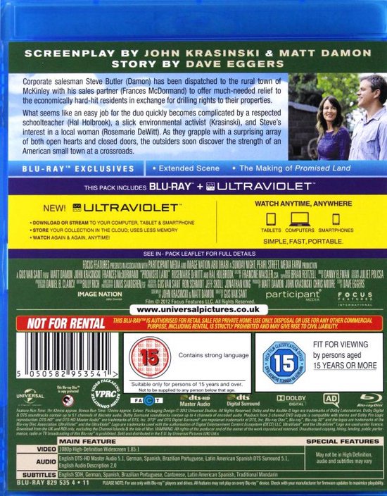 Promised Land [Blu-Ray]