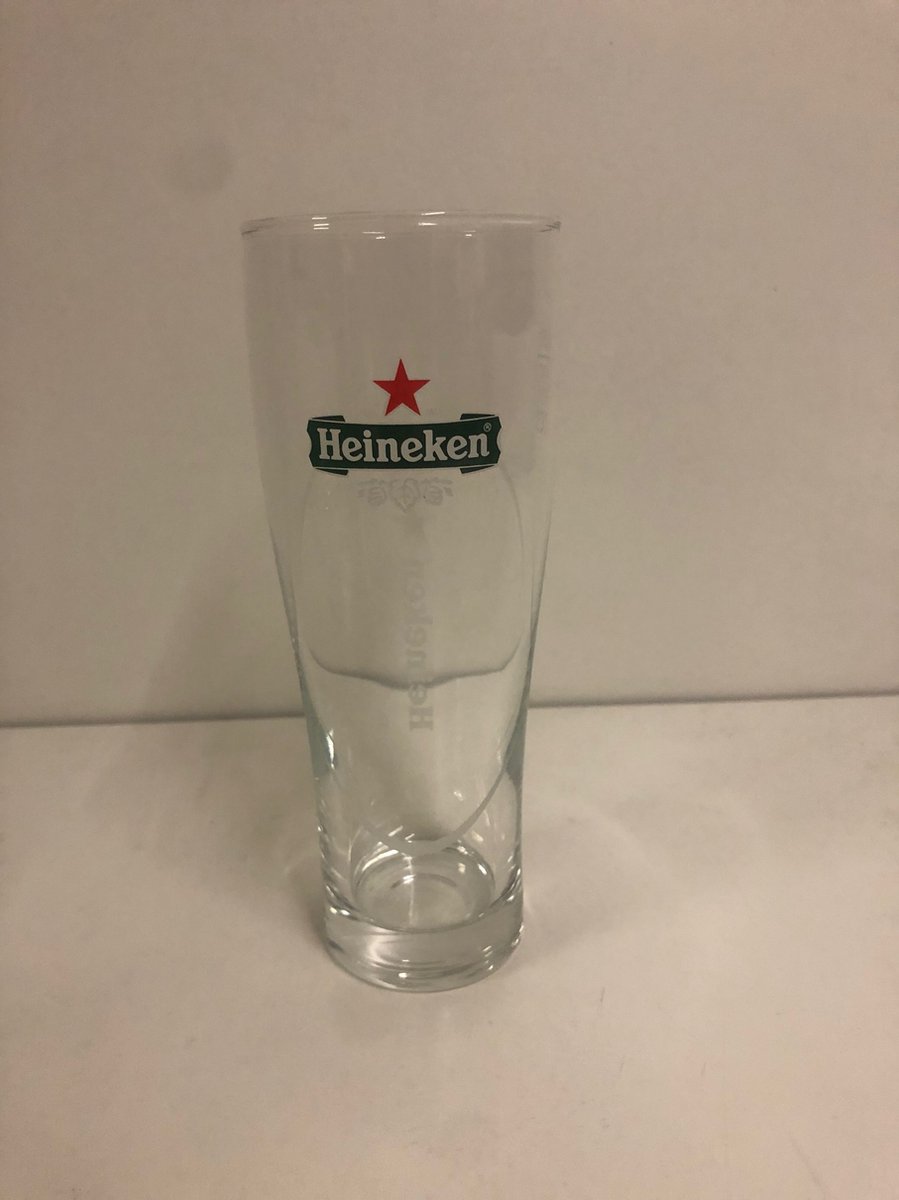 Heineken ellipse proefglaasjes bierglazen set 6x 15cl bierglas bier glas glazen