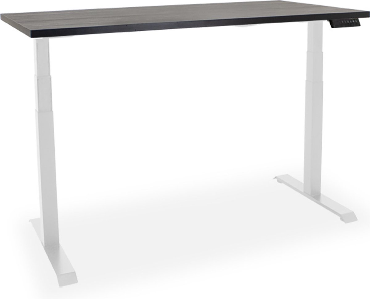 Elektrisch zit-sta bureau Essential NPR - 120x80cm - zwart/wit