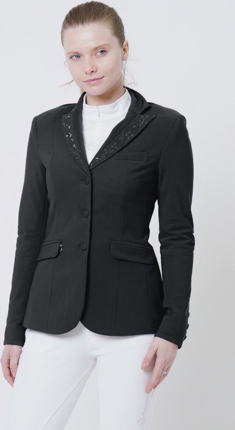 Veste Samshield Louisa Crystal Leaf pour femme M Bleu marine Champagne