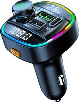 MiCarro - Transmetteur FM C22 - Super Charge PD20W - 2x USB - Chargeur voiture - CarKit - Autoradio - Transmetteur Bluetooth