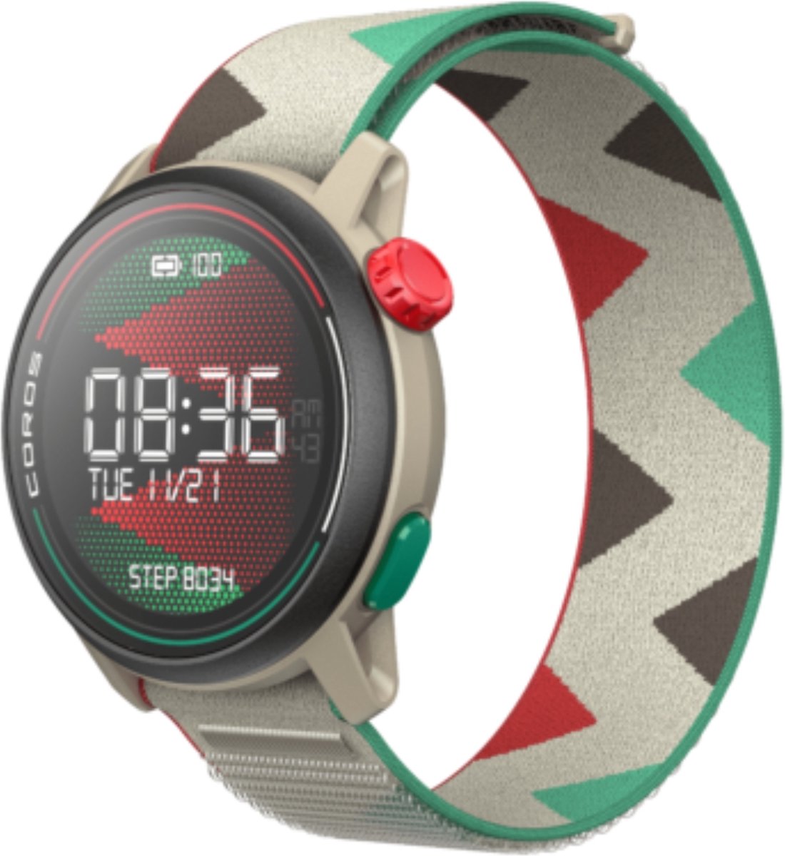 Montre de sport GPS Premium COROS PACE 3 avec bracelet Nylon Blanc