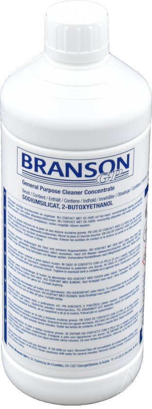 Foto: Branson universele ultrasoon vloeistof 1 liter ultrasoon vloeistof reinigingsmiddel ultrasoon reiniger 