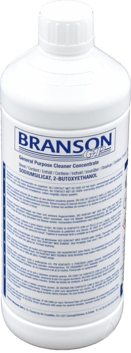 Branson universele ultrasoon vloeistof - 1 liter (ultrasoon vloeistof - reinigingsmiddel - ultrasoon reiniger)