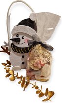 Snoep - Kerstmis - Sneeuwman met snoepjes