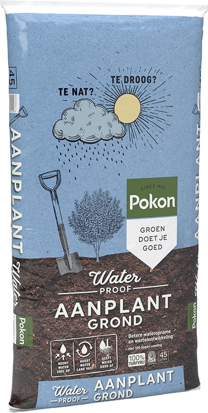 Pokon Waterproof Aanplantgrond - met Kokosvezel en Perliet - 45L - Pokon