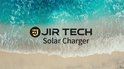 JIR Tech® - Solar Powerbank 30 000 mAh - Ingebouwde kabels - Solar Charger - Powerbank Zonneenergie - Draadloos opladen - Wireless charger - Snellaadfunctie - Snel Laden - Rood - Usb C - Noodpakket - Zaklamp - Meerdere Apparaten