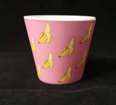Quy Cup - 90ml Ecological Espresso Reisbeker - “Banana” 7x7x7cm