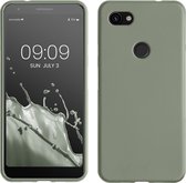 kwmobile telefoonhoesje geschikt voor Google Pixel 3a XL - Hoesje voor smartphone - Back cover in grijsgroen