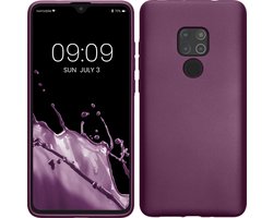 kwmobile telefoonhoesje geschikt voor Huawei Mate 20 - Hoesje voor smartphone - Back cover in metallic lila