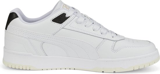 PUMA RBD Game Low Unisex Sneakers - Zwart/Wit/Goud - Maat 43