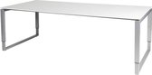 Vergadertafel - Verstelbaar - 220x100 grijs - alu frame