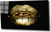 Golden lips new style 60x40 plexiglas 5mm