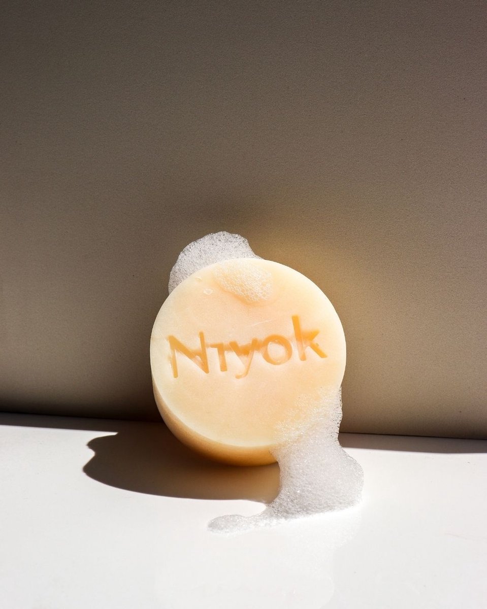 Herstel je Haar en Huid: Niyok Solide Shampoo, Conditioner en Gezichtszeepstaaf in Green Touch