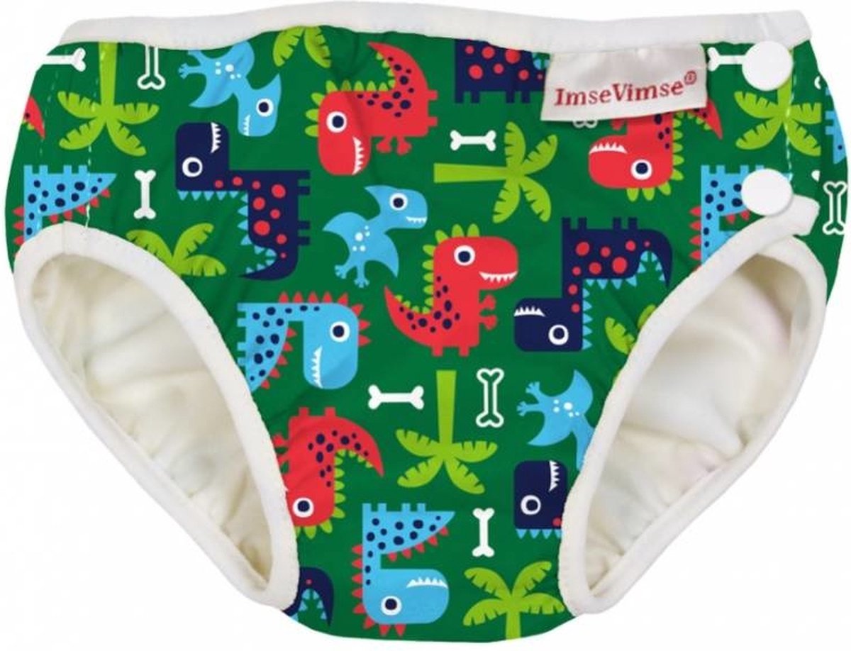 Goedkoopste ImseVimse Zwemluier - Green Dino - S 6-8 kg