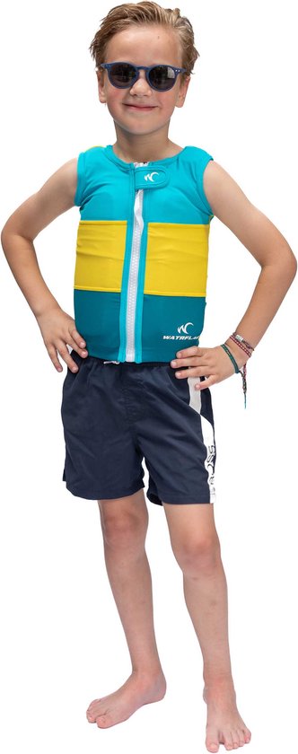 Foto: Watrflag swim suit biarritz kids multicolour zwemvest drijfvest voor kinderen xxl