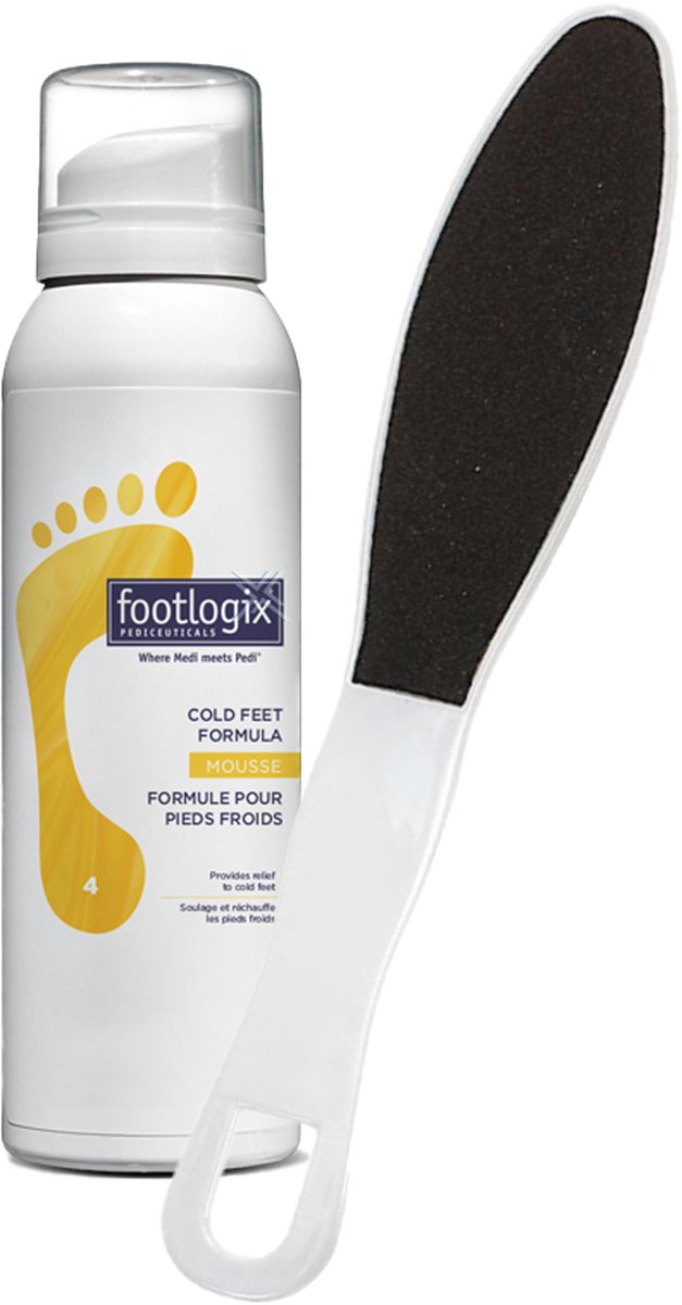 FOOTLOGIX 4 - Cold Feet Formula - Verlichting Bij Chronisch Koude Voeten - Bevat Arnica, Rozemarijn & Ureum - Met Gratis Voetvijl