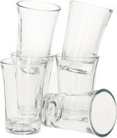 Shotglazen/borrelglaasjes - 12x st - 40 ml - glas - transparant - glazen