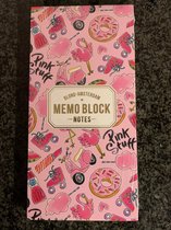 Blond Amsterdam - Pink Stuff - Memoblock - Roze