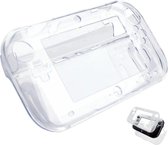 Transparant glazen hardcase Geschikt Voor Nintendo Wii U - Beschermende lederen hoes voor Gamepad