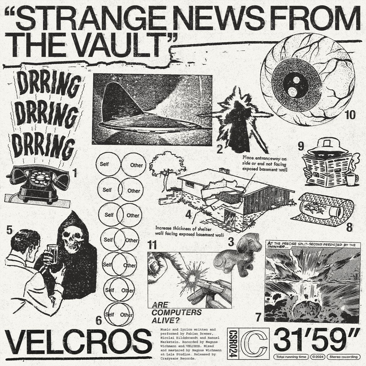 Velcros - Strange News From The Vault (LP) (Limited Edition)