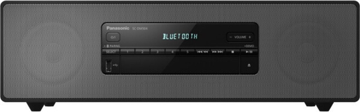Panasonic SC-DM504EG-K Micro HiFi System, schwarz