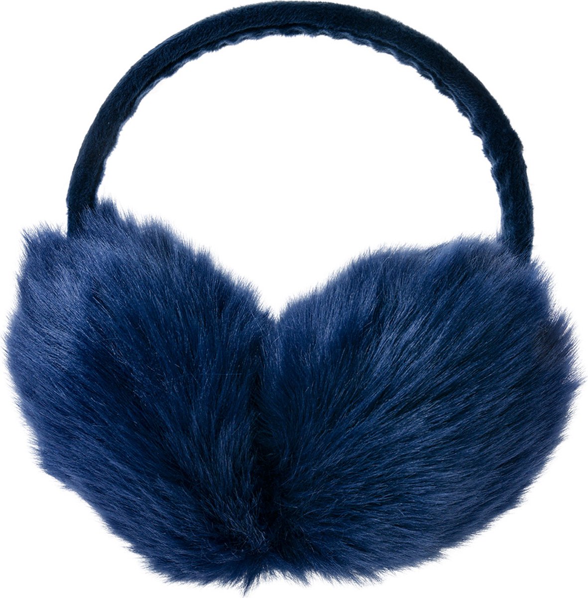 Clayre & Eef Oorwarmers Blauw Polyester