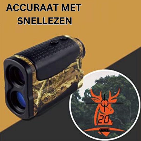 Afstandsmeter Golf - Rangefinder - Golf Accessoires - Bruin van Lazydogz — afbeelding 3