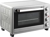 Mini Oven Vrijstaand - Kleine Oven - Zilver - 32L