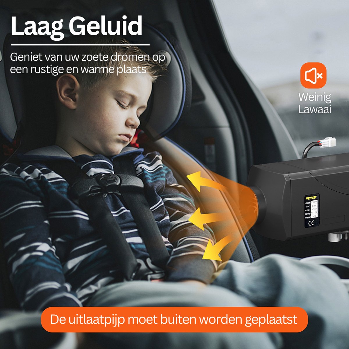 Chauffage Diesel Vevor - Avec connexion Bluetooth - Écran LCD - Comprend  télécommande