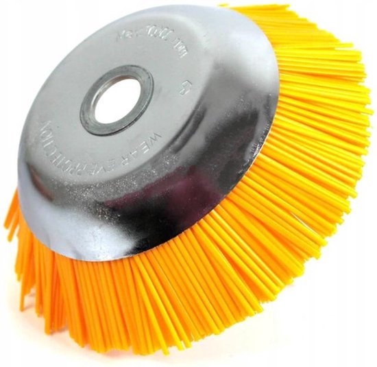 WonderStore© Nylon Onkruidborstelkop met 7-delige adapterset, onkruidborstel, snijgereedschap, schuimborstelkop voor tuin van WonderStore — afbeelding 4