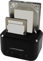 LC-Power LC-DOCK-U3-III basisstation voor opslagstations USB 3.0 (3.1 Gen 1) Type micro-B Zwart