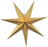 Kerstster Goud -100cm -lichtkleur: Warm Wit -Kerstdecoratie
