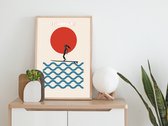 Poster - Sunset Surf - 50 x 70 cm