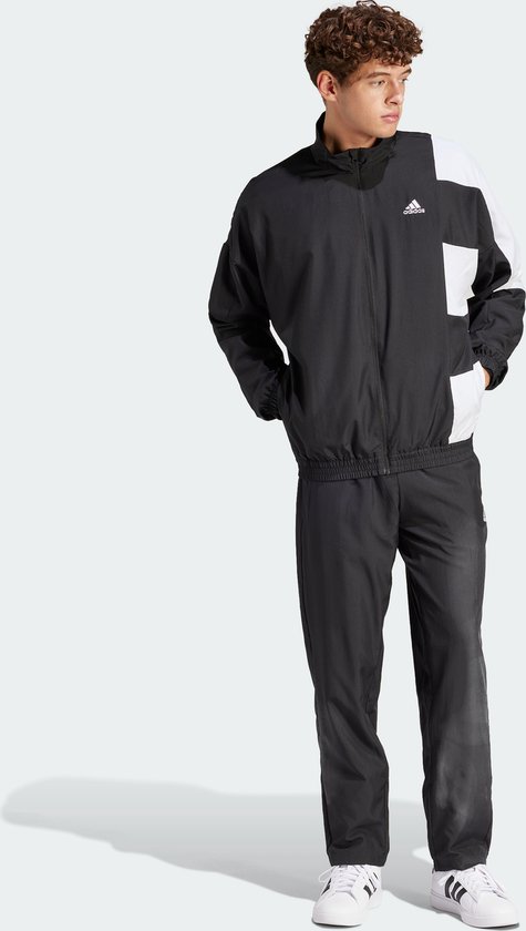 adidas Sportswear Sportswear Colorblock Trainingspak - Heren - Zwart- M